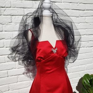 ❤ Red Satin Formal Gown❤ NWT